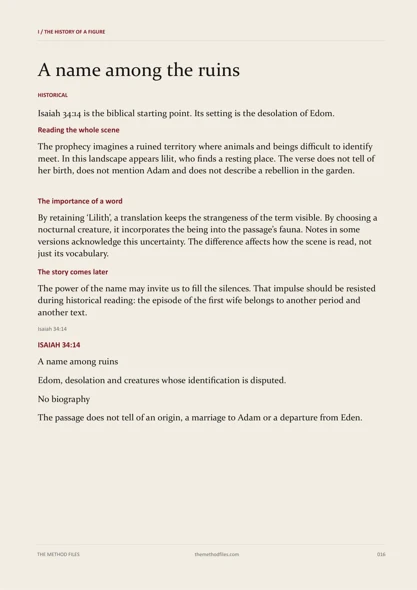 Page 16 of Lilith: A name among the ruins
