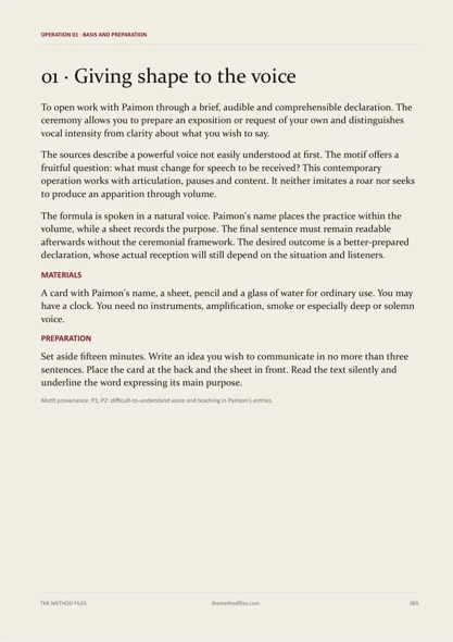Page 65 of Paimon: Giving shape to the voice