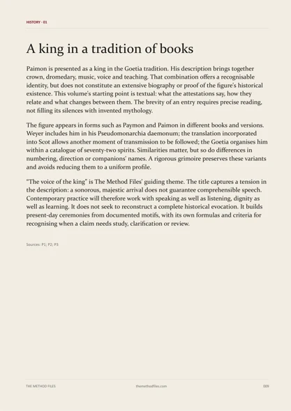 Page 9 of Paimon: A king in a tradition of books