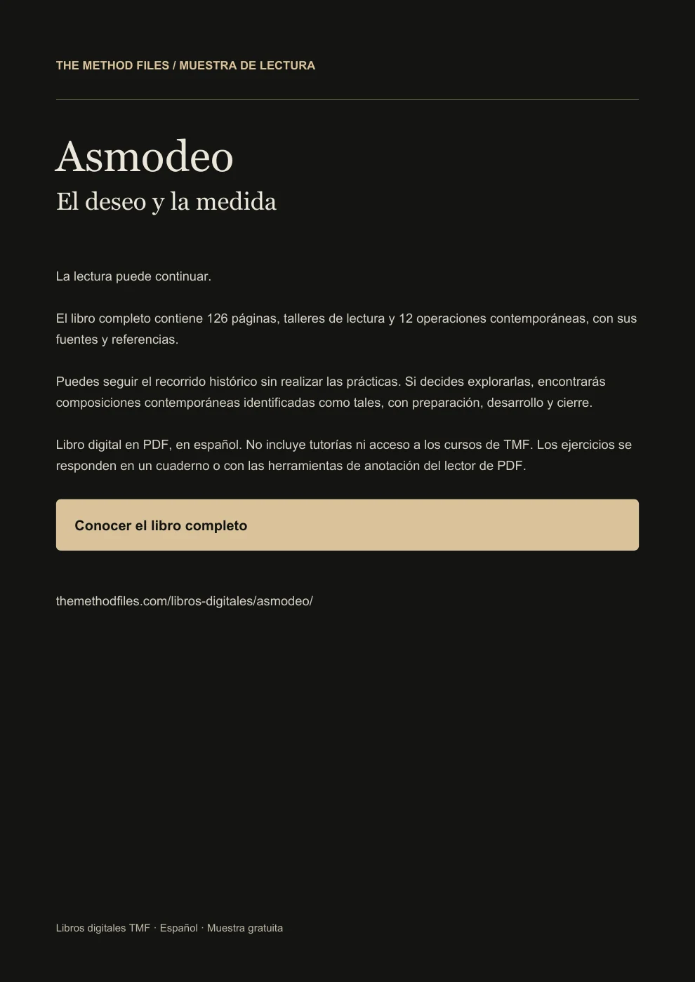 Asmodeo · Continuar la lectura