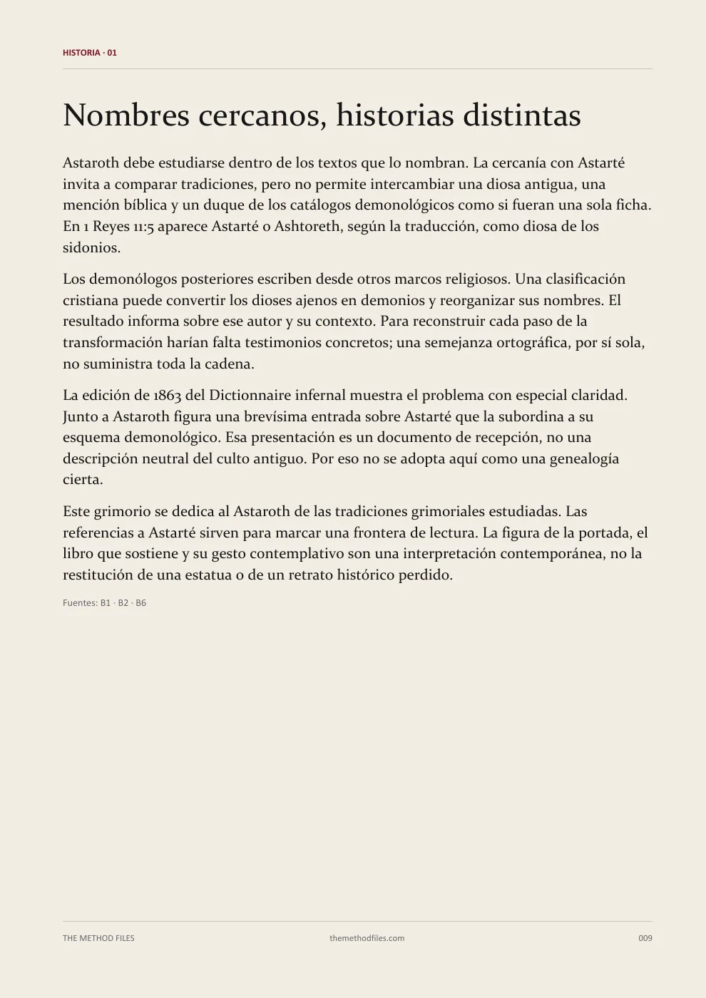 Astaroth · Nombres cercanos, historias distintas
