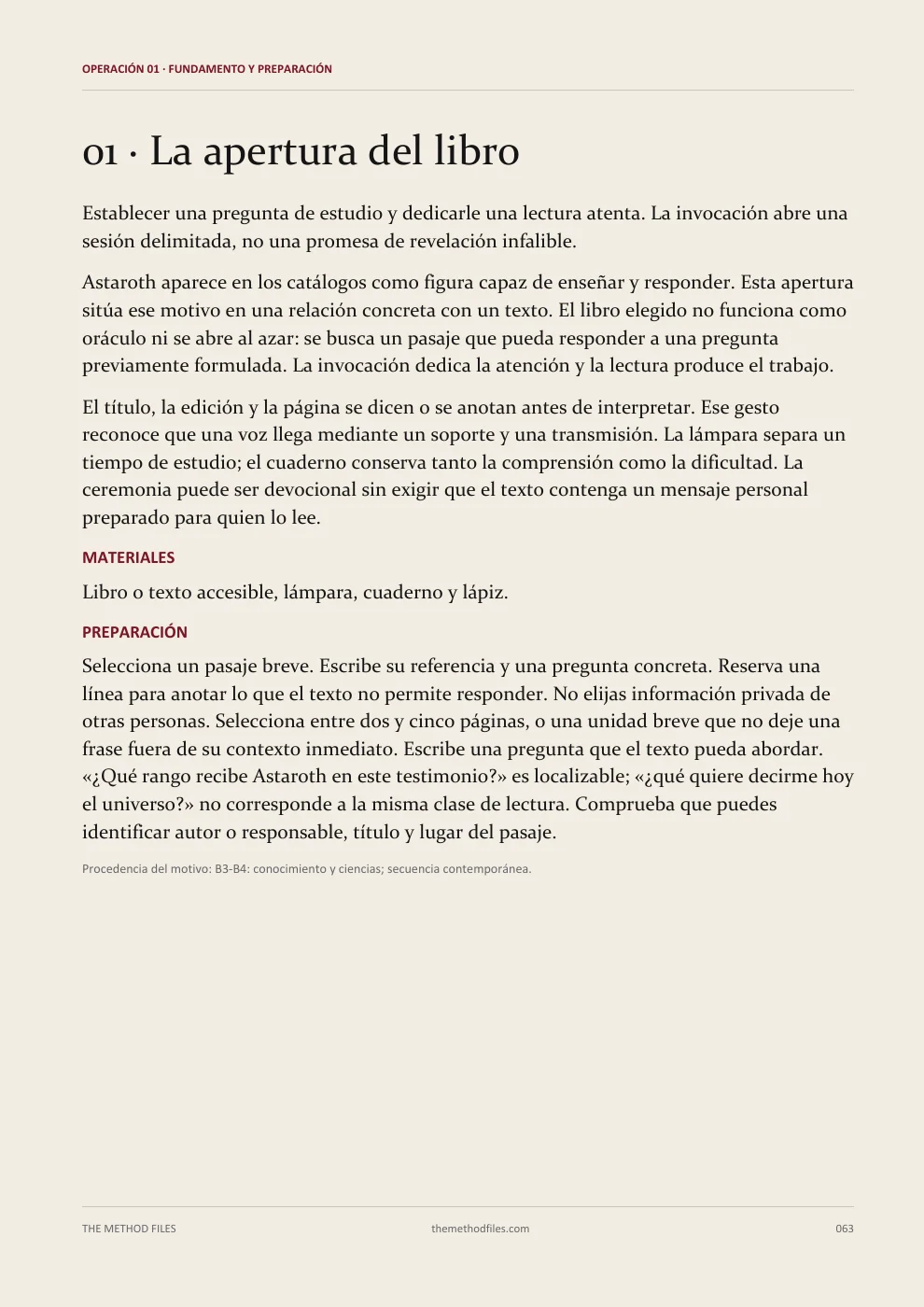 Astaroth · 01 · La apertura del libro