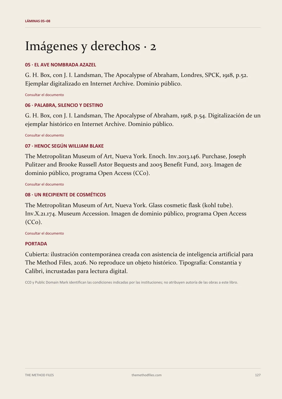 Azazel · Imágenes y derechos · 2