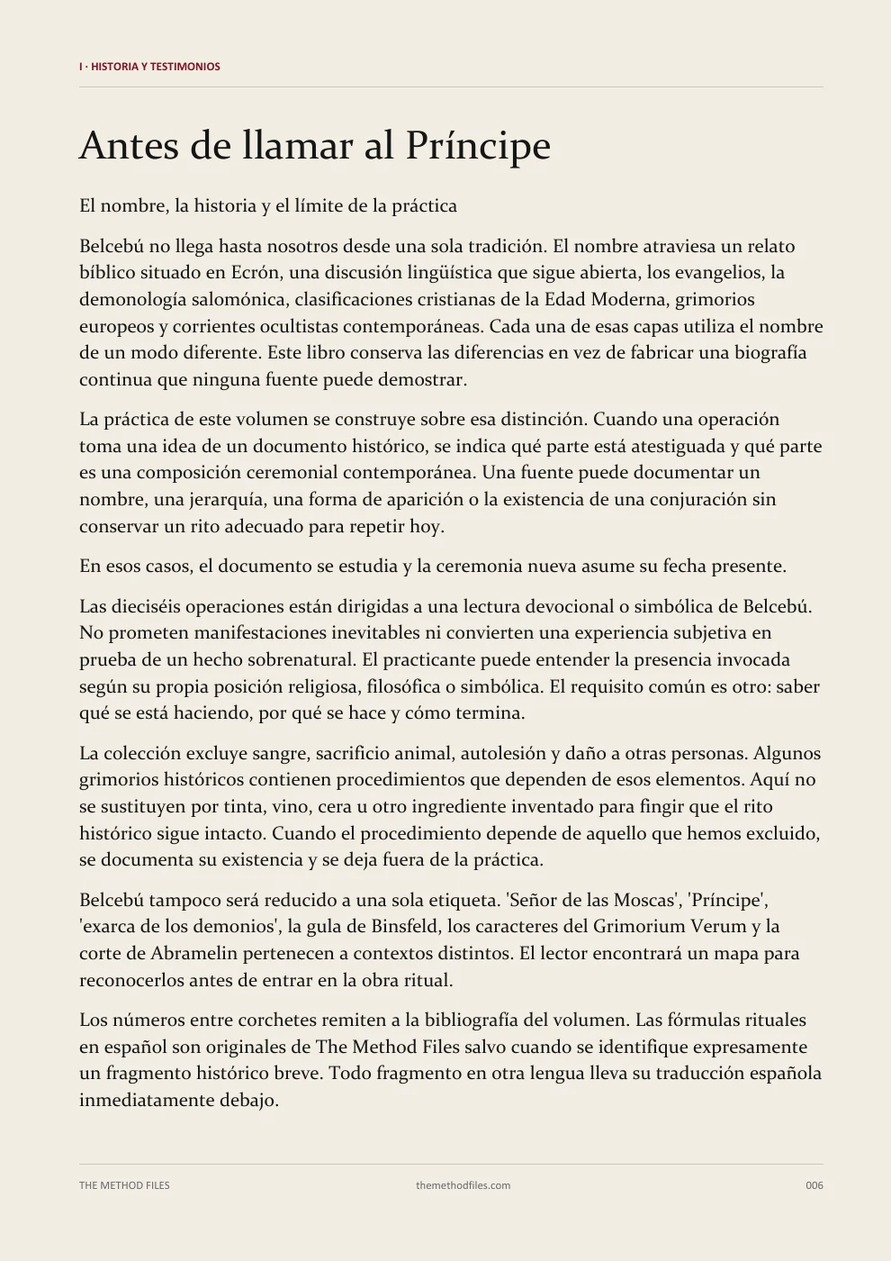 Belcebú · Antes de llamar al Príncipe