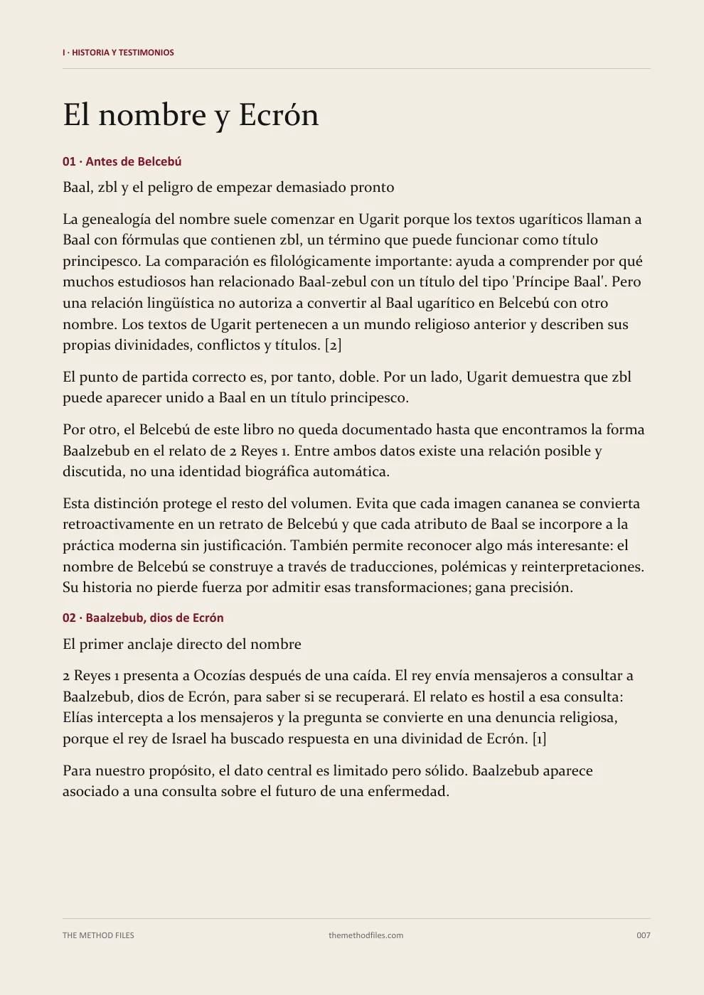 Belcebú · El nombre y Ecrón