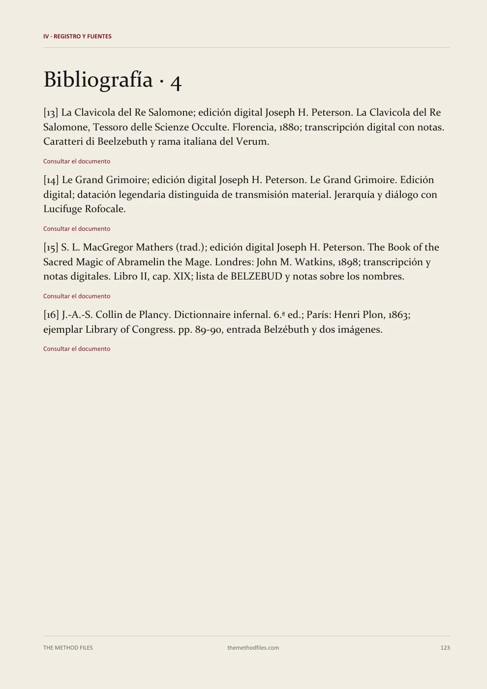 Belcebú · Bibliografía · 4