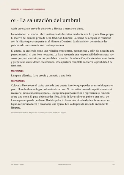 Página 65 de Hécate: La salutación del umbral