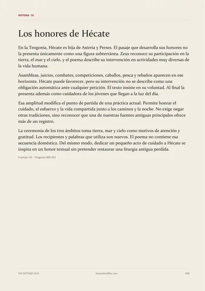 Página 9 de Hécate: Los honores de Hécate