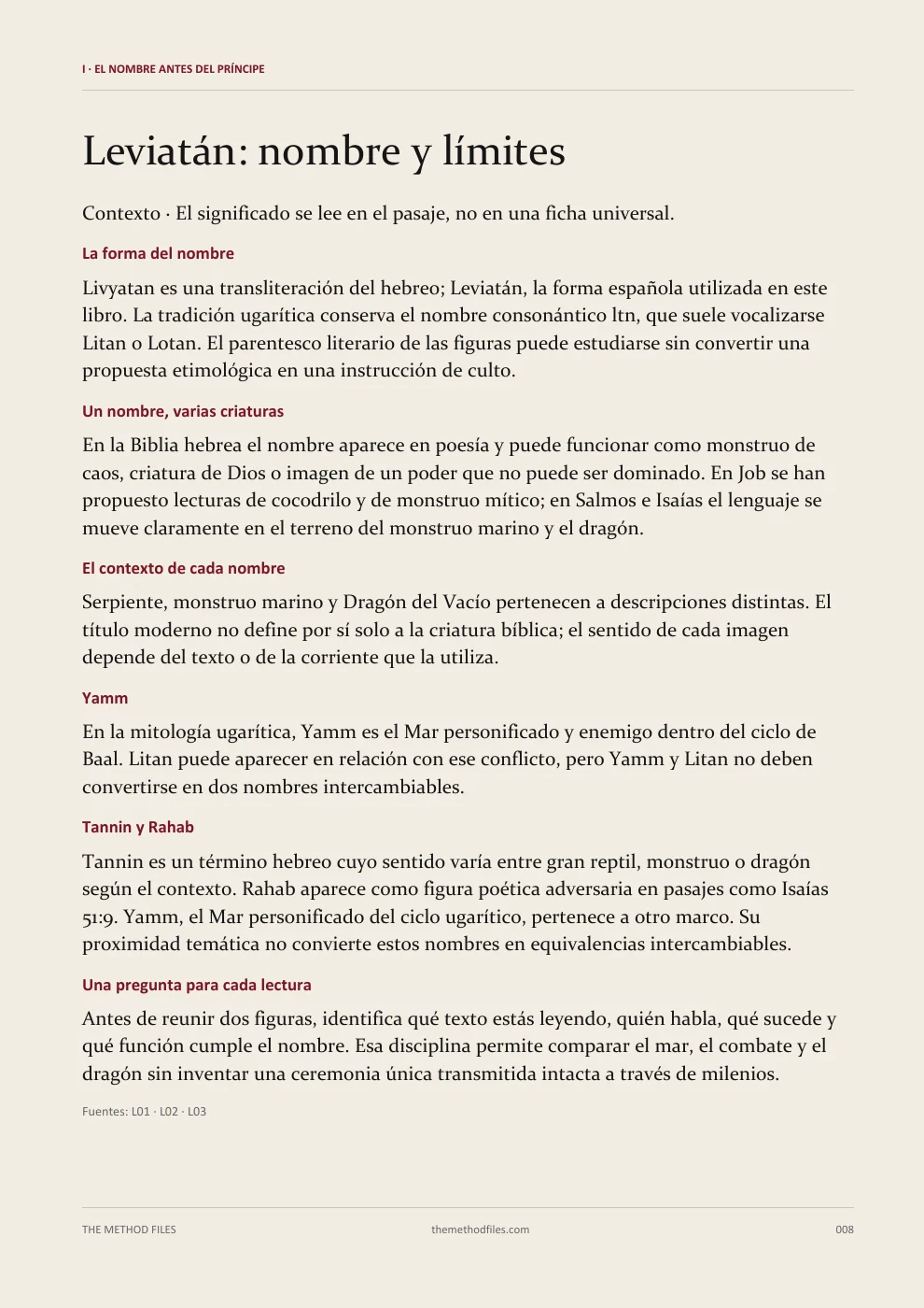Leviatán · Leviatán: nombre y límites
