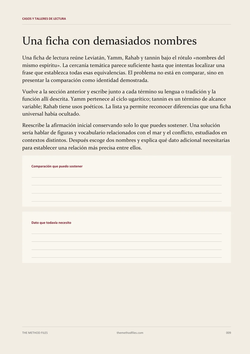 Leviatán · Una ficha con demasiados nombres