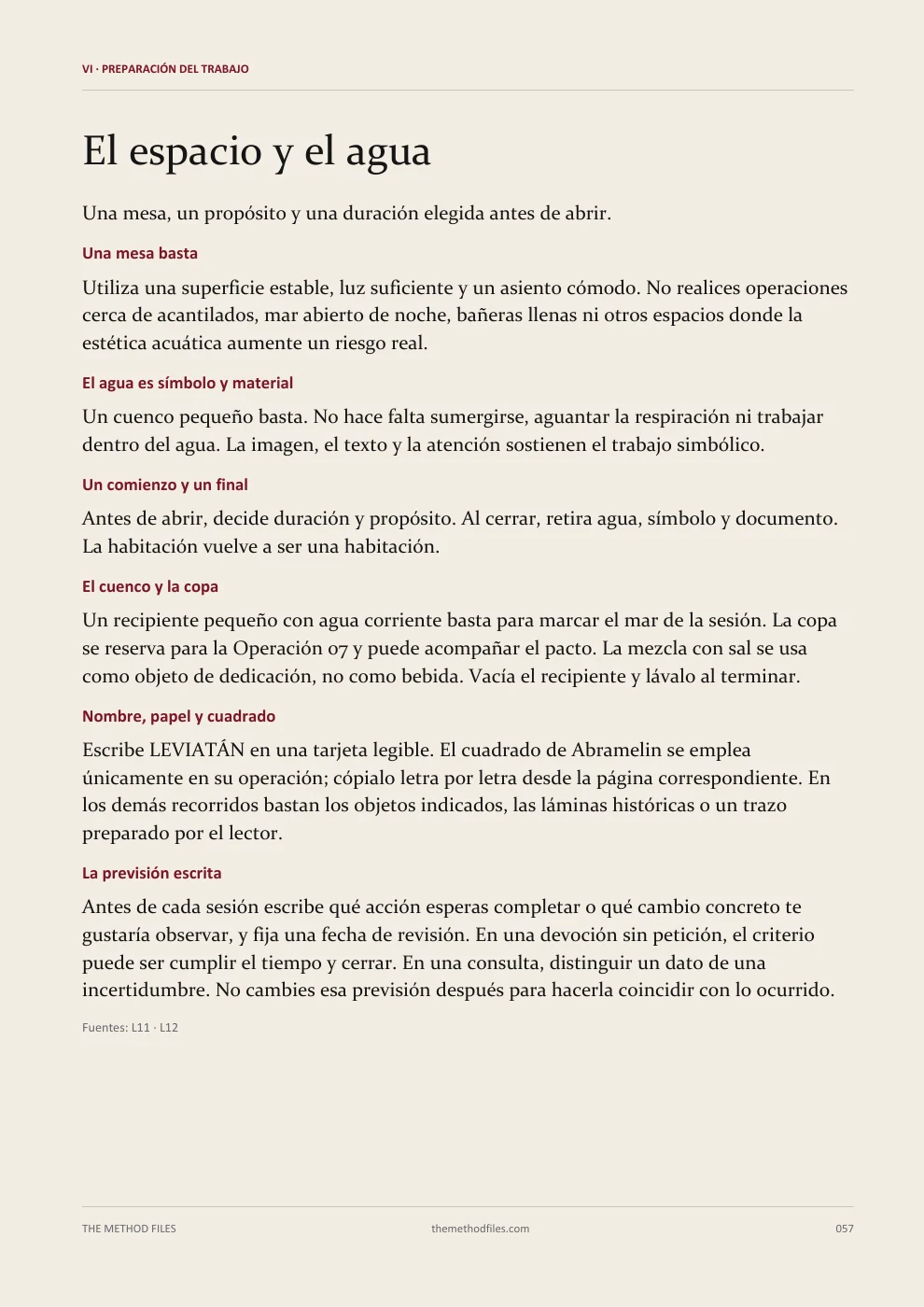 Leviatán · El espacio y el agua