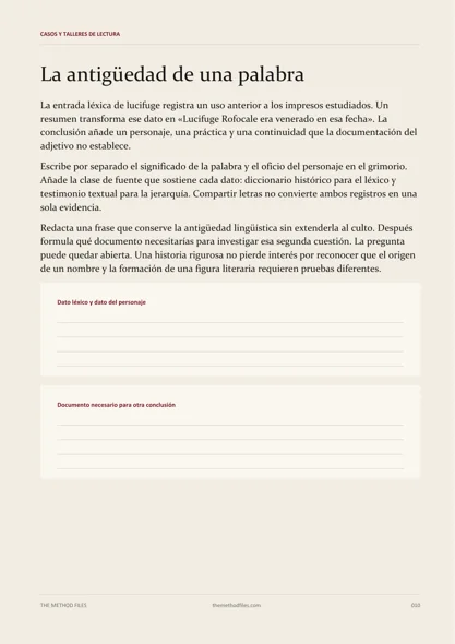 Página 10 de Lucifuge Rofocale: La antigüedad de una palabra