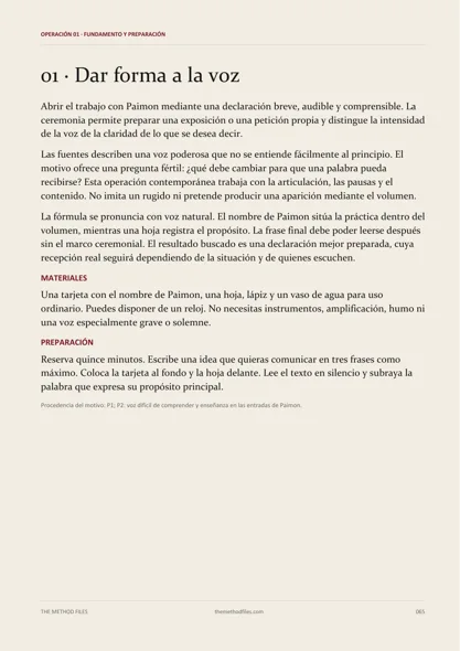 Página 65 de Paimon: Dar forma a la voz