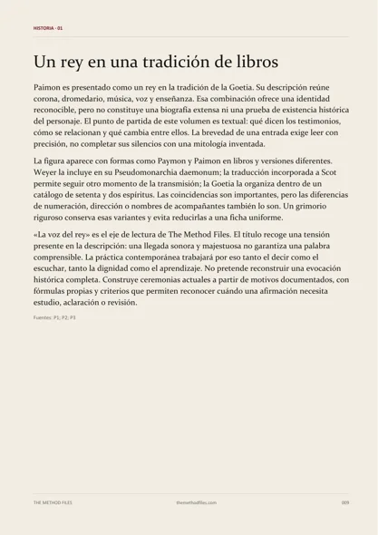 Página 9 de Paimon: Un rey en una tradición de libros
