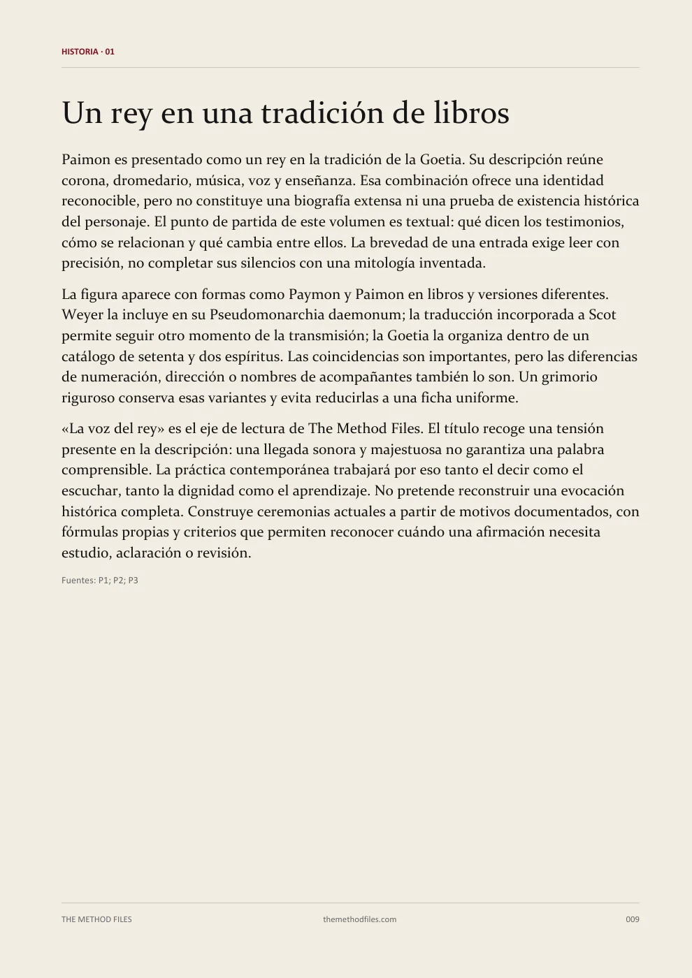 Paimon · Un rey en una tradición de libros