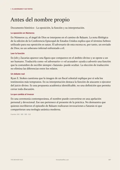 Página 7 de Satanás: Antes del nombre propio