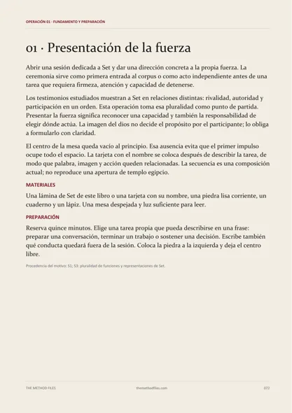 Página 72 de Set: Presentación de la fuerza