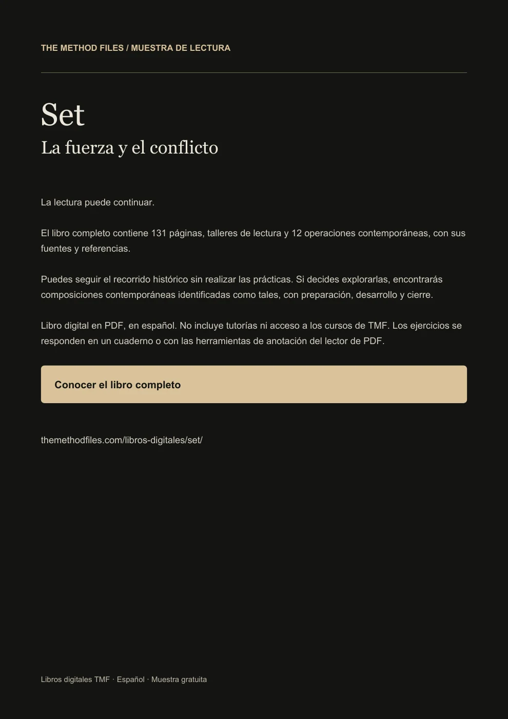Set · Continuar la lectura