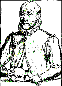 Retrato de Johann Weyer, autor de De praestigiis daemonum